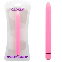glossy slim vibrator deep rose - precyzyjny model wodoodporny abs 165 mm