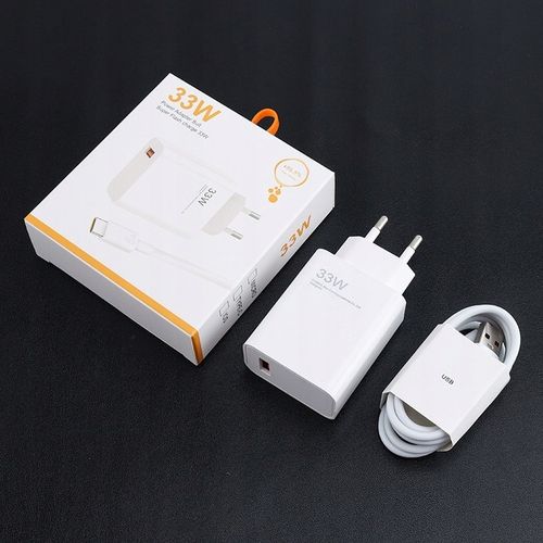 SZYBKA ŁADOWARKA DO XIAOMI REDMI NOTE 33W 3A + 1M KABEL USB TYP C 6A na Arena.pl