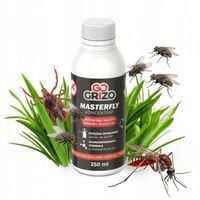 ŚRODEK OPRYSK NA MUCHY KOMARY KLESZCZE SILNY PREPARAT MASTERFLY 250 ML