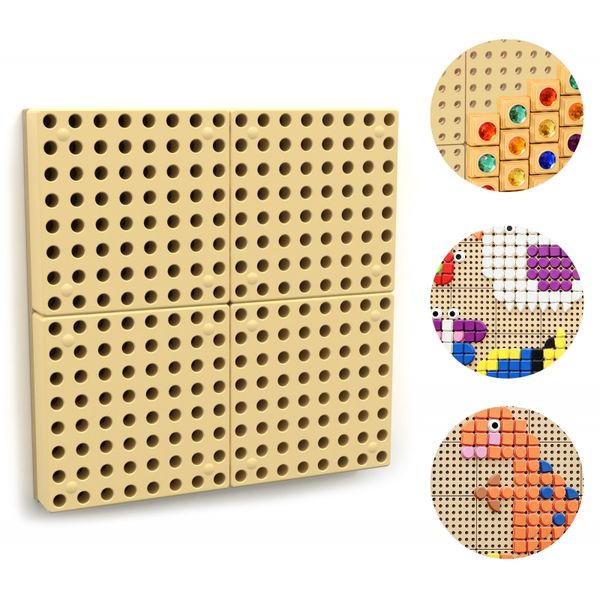 MASTERKIDZ Panel Ścienny Tablica Naukowa Kreatywna STEM + Panel Monatażowy  40 x 40 (cm) zdjęcie 1