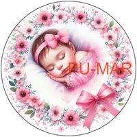 Opłatek na tort Urodziny Roczek Chrzest Święty Tekst Gratis Gruby 20 cm