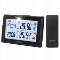 Stacja pogodowa SENCOR SWS2850 zegar prognoza LCD