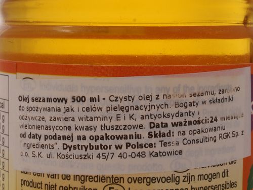 Olej sezamowy - Dabur - 500 ml na Arena.pl