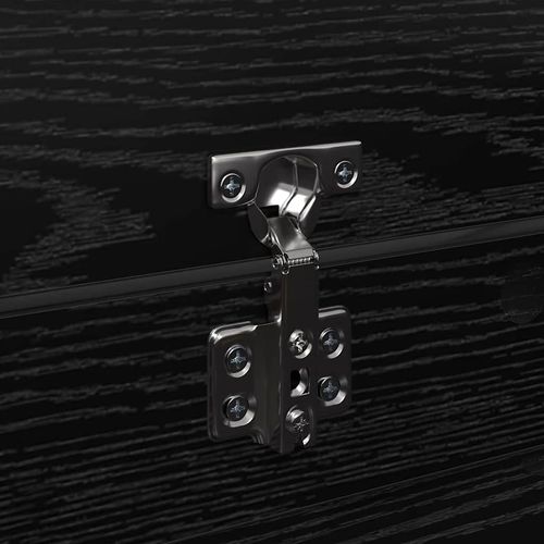 Szafka na buty z szufladą Czarny dąb 100.5 x 28 x 100 cm na Arena.pl