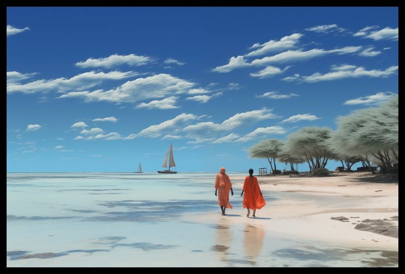 Plakat 60x40cm Spokój w Piaskach zdjęcie 2