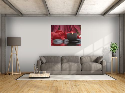 Obraz Świecznik SPA 100x70 PŁÓTNO na Arena.pl
