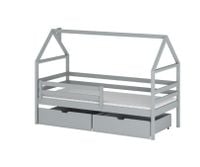 Łóżko parterowe 1- osobowe domek Aron 80x190