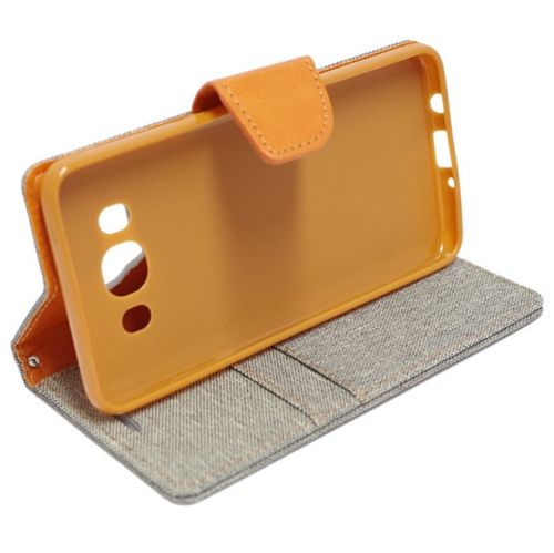 Etui Portfel Canvas  - Samsung J5 2016 na Arena.pl