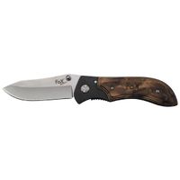 Nóż Składany jedno ręcznie, drewniane wykończenie