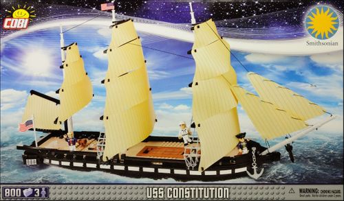 Cobi Klocki Smithsonian 800 elementów Statek USS Constitution na Arena.pl