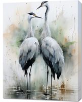 Obraz 70x90cm Tańczące Czaple