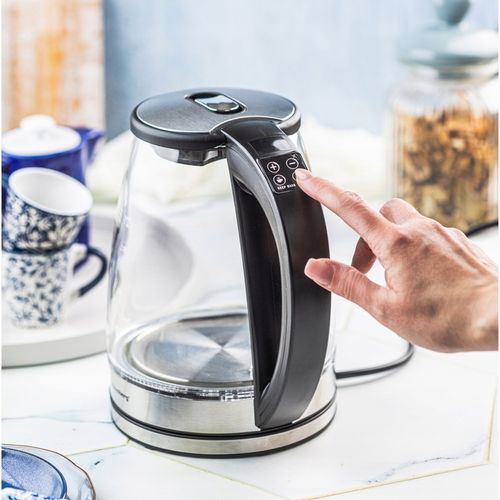 Czajnik elektryczny szklany Regulacja Temp. Klausberg KB-7887 1.8L LED LCD na Arena.pl