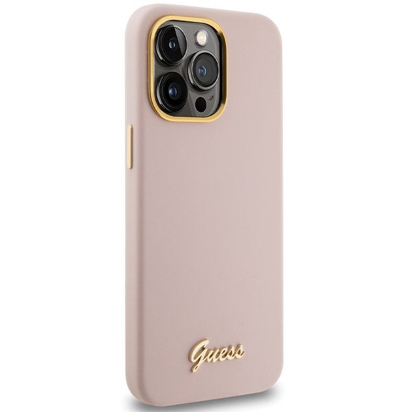 Etui Guess do iPhone 15 Pro, Różowy zdjęcie 4