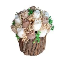 Flower Box Świece Sojowe Wieczny Bukiet Tulip Prezent Urodziny Pieniek