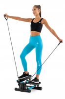 Stepper treningowy skrętny do ćwiczeń z linkami i licznikiem step steper