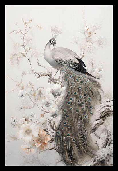 Plakat 20x30cm Pawia Gracja zdjęcie 2