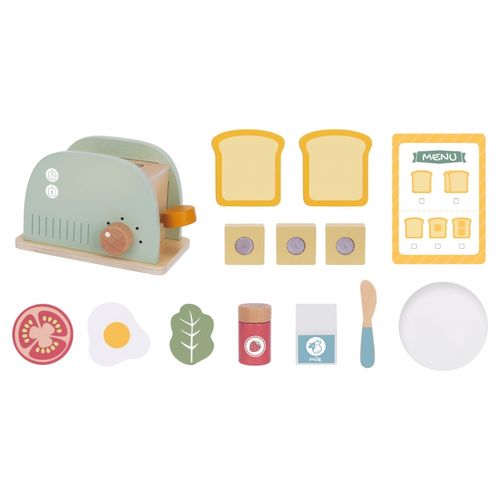 ZESTAW ŚNIADANIOWY  Z DREWNIANYM TOSTEREM na Arena.pl