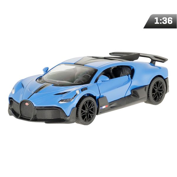 Model 1:36, Bugatti Divo, niebieski zdjęcie 1