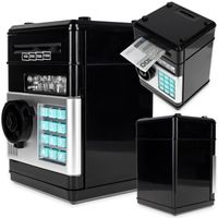 SKARBONKA SEJF BANKOMAT NA KOD DOSTĘPU WPŁATOMAT DLA DZIECI PIN BANKNOTY