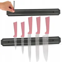 LISTWA MAGNETYCZNA NA NOŻE 38CM MOCNY UCHWYT KUCHNIA ORGANIZER