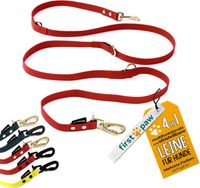 FIRSTPAW Smycz dla Psa Regulowana Wyściełana 2 m Czerwona