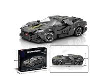 Zestaw Klocków Auto Sportowe Szare 339El.