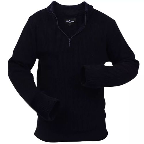 Sweter męski do pracy, granatowy, rozmiar L na Arena.pl