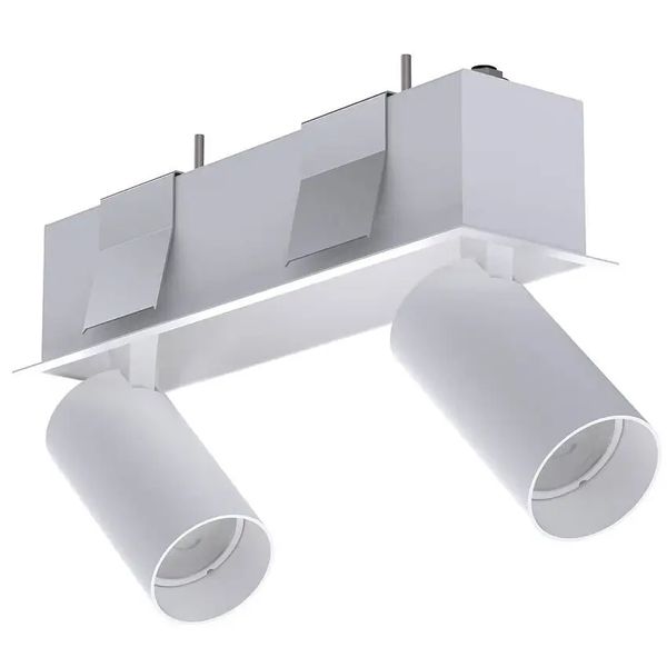 Regulowany wpust sufitowy Mono 10465 metalowe tuby białe zdjęcie 1
