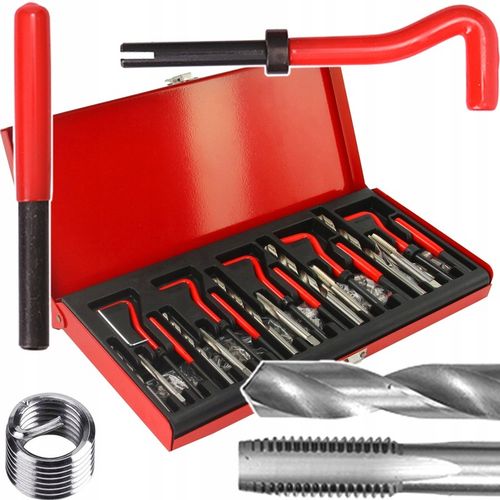 ZESTAW NAPRAWCZY GWINTÓW NAPRAWY GWINTU M5-M12 131 na Arena.pl