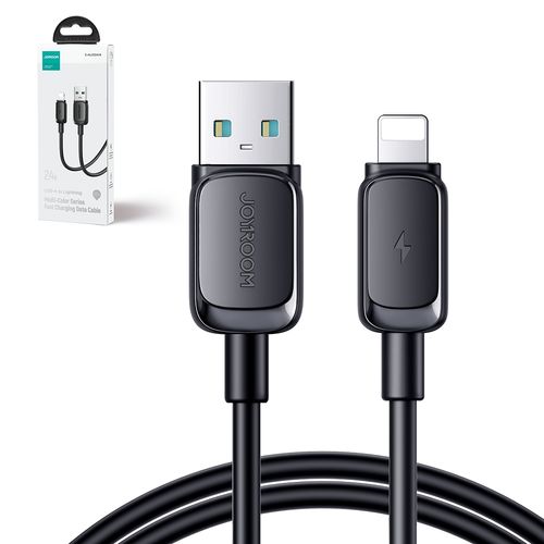 Kabel przewód do iPhone Lightning - USB 2.4A 1.2m czarny na Arena.pl