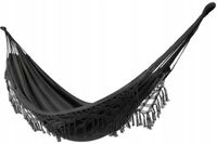 HAMAK BRAZYLIJSKI BOHO XXL – DWUOSOBOWY 220x150 CM CZARNY 2-osobowy