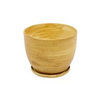 DONICZKA CERAMICZNA BARYŁKA 2 Jasny beton 16x13 cm