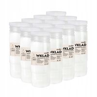 WKŁADY DO ZNICZY PARAFINOWE 5 DNI 120H 12 SZTUK ZNICZE CAŁOROCZNE