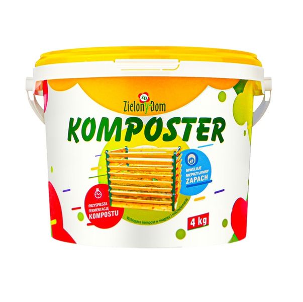 KOMPOSTER PREPARAT DO KOMPOSTOWNIKA ZIELONY DOM NAWÓZ 4KG zdjęcie 2