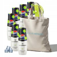 Zestaw Syrop do wody SodaStream PEPSI LIME Zero 6x440 ml + Torba GRATIS