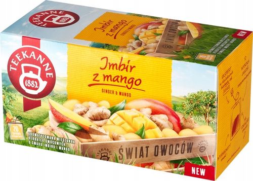 Teekanne Orange&Ginger, Ginger&Lemon, Ginger Mango, Ginger Elderflower 4szt na Arena.pl