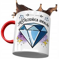 Kubek Czerwony Dla Siostrzenicy Urodziny Prezent Z Nadrukiem Ze Zdjęciem