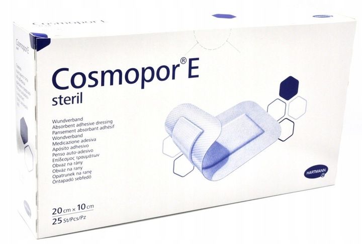 Cosmopor E steril HARTMANN opatrunek jałowy 20x10 cm 25 szt. zdjęcie 1