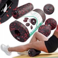 ROLLER ZESTAW EPP PIANKOWY WAŁEK + PIŁKA + DUOBALL DO MASAŻU 4szt