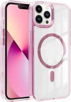 ETUI NA TELEFON IPHONE 13 PRO MAX 6,7" RÓŻOWE TRANSPARENTNE SOOFUN