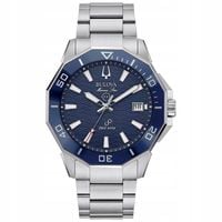 Zegarek Męski Bulova 96B433 srebrny bransoleta