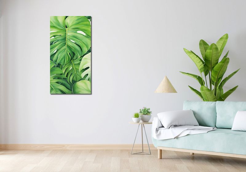 Obraz 50x100cm Tajemnice Liści zdjęcie 2