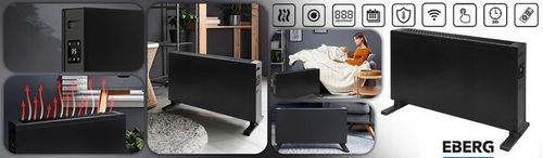 Grzejnik elektryczny konwektorowy EBERG DEXO 2000W WiFi termostat LED pilot na Arena.pl