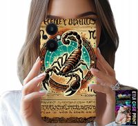 ETUI DO OPPO RENO7 LITE 5G - SKORPION ZNAK ZODIAKU ASTRONOMIA + FOLIA