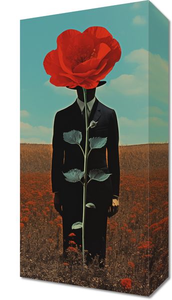 Obraz 20x40cm Obserwator zza Maku zdjęcie 1