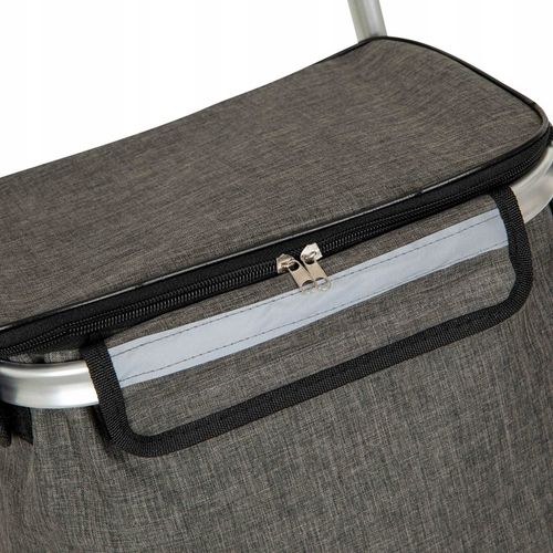 Składany wózek zakupowy kieszeń chłodząca torba na zakupy wodoodporna na Arena.pl