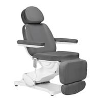 Fotel kosmetyczny elektryczny Sillon Classic 3 silniki szary
