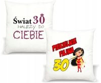 FOTO Poduszka z nadrukiem Prezent na urodziny 30