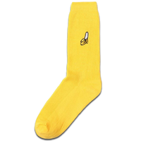 Skarpetki damskie podkolanówki żółte rozm.35-39 (banan)
