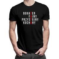 Tata - krzyżówka - męska koszulka z nadrukiem L Czarny T-shirt - PREZENT